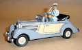 LAH019  Gray Cream Mercedes Staff Car with Goering  Luftwaffe Driver Adjutant by King and Country (Retired)