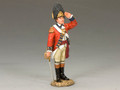 BR076  Royal Welch Fusilier Officer Saluting by King & Country (RETIRED) 