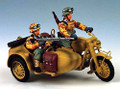WS006  Motorcycle with Sidecar  & Two Riders by King and Country (Retired)