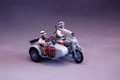 WS006(W)  Motorcycle with Sidercar & Two Riders by King and Country (Retired)