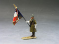 FoB015  French Officer with Flag by King & Country (RETIRED)