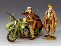 FOB045  French Motorcycle Combo by King & Country (RETIRED)