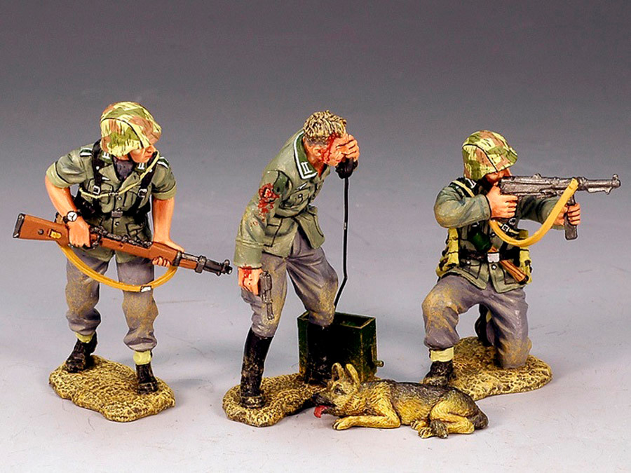 king&country　メタルフィギュア　ws200 WS076 Bunker Defender Set by King & Country (RETIRED) - Sager's
