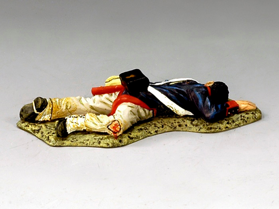 Figurine King & Country RTA101 - Soldat Mexicain Mort Au Combat - Plomb Peint