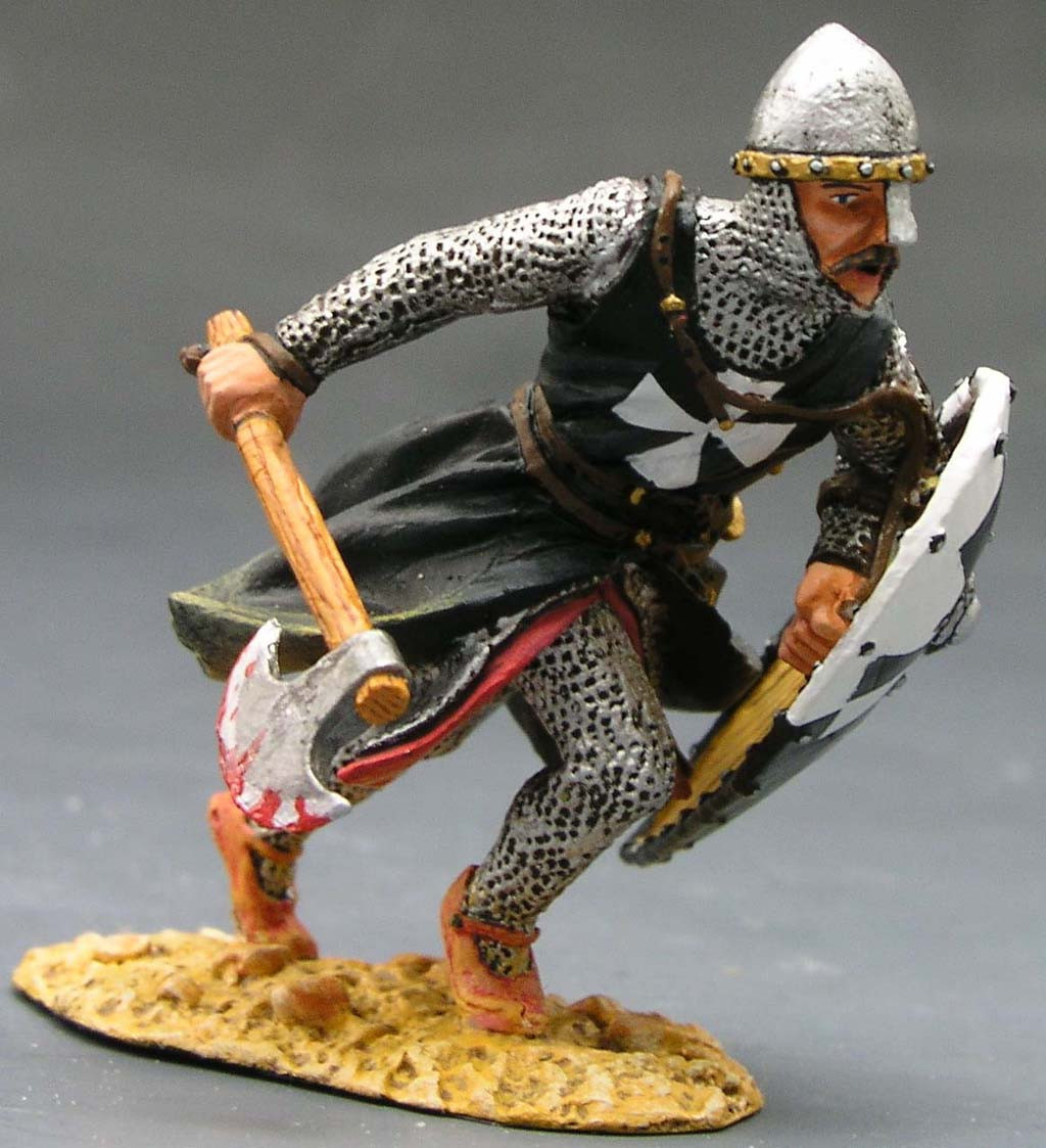 MK015 Charging Knight with Axe & Shield by King and Country