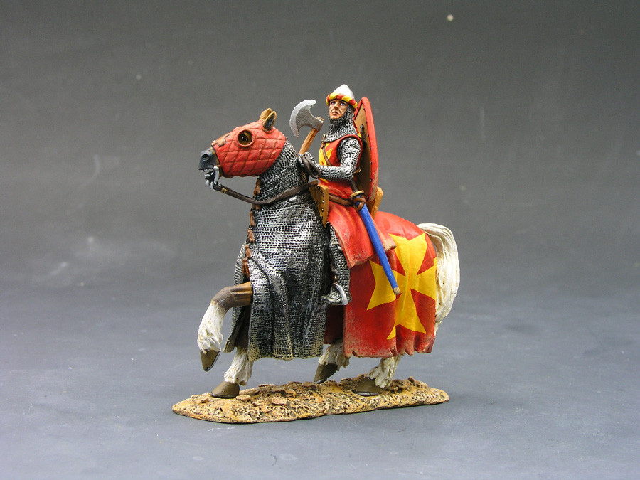 MK024 Mounted Knight w/Ax by King and Country (RETIRED) - Sager's