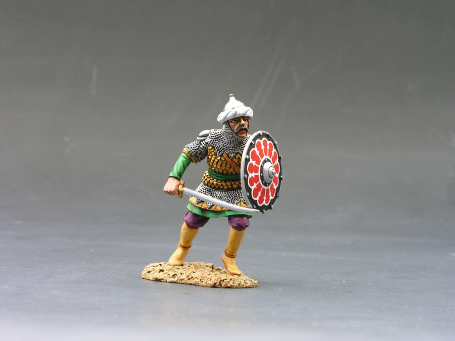 MK036 Charging Saracen w/Sword & Shield by King and Country