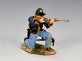 KING & COUNTRY THE REAL WEST TRW107 TROOPER KNEELING READY WITH CARBINE MIB 