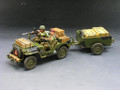 MG002  Airborne Jeep & Trailer  by King and Country (RETIRED)