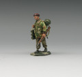 MG017  Paratrooper with Mortar Bombs  by King and Country (RETIRED)