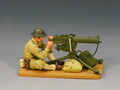 USMC009  30 cal. Machine Gunner by King and Country (RETIRED)