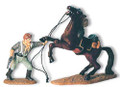 TW20  Dismounted Trooper with Brown Horse by King & Country (Retired)