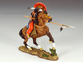 TRW015  Mounted Warrior with Lance by King and Country (RETIRED)