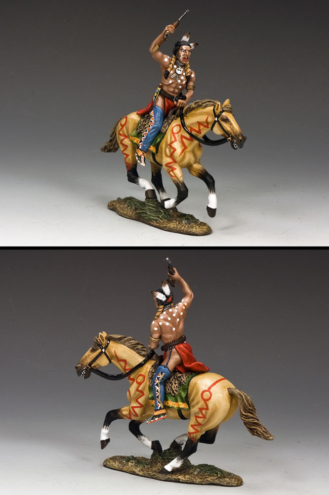 TRW177 Holding on to his Horse figurines et collections
