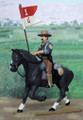 RR04A  Flagbearer Corp on Black Horse Guidon by King & Country (Retired)