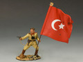 AL019  Turkish Officer with Flag by King and Country (RETIRED)