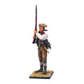 AWI012 Continental Militia Standing in Waistcoat with Raised Musket by First Legion (RETIRED)