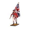 AWI023 British 5th Foot Standard Bearer with Union Jack by First Legion (RETIRED)