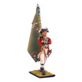 AWI024 British 5th Foot Standard Bearer with Regimental Colors by First Legion (RETIRED)