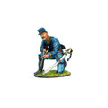 ACW031 Union Dismounted Cavalry Trooper Kneeling Ready by First Legion