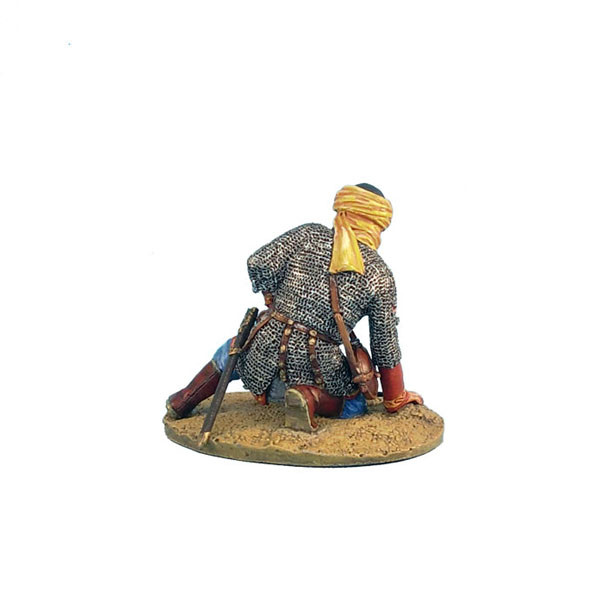 FIRST LEGION CRU040 Wounded Mamluk Warrior Hand Painted Diecast Figure 
