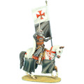 CRU045 Knights Templar Mounted Standard Bearer by First Legion (RETIRED)