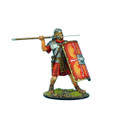 ROM010 Imperial Roman Legionnaire Throwing Pilum by First Legion (RETIRED)