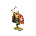 ROM030 German Warrior Charging with Axe by First Legion (RETIRED)