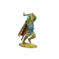ROM083 Gallic Warrior Charging with Axe & Cloak by First Legion (RETIRED)