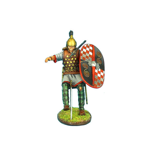 ROM089 Noble Gallic Warrior Struck by Pilum by First Legion 