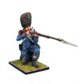 NAP0112 Guard Chasseur Kneeling Firing in Greatcoat and Bearskin by First Legion (RETIRED)