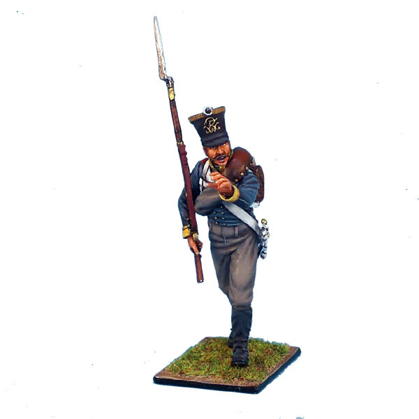NAP0162 Prussian 11th Line Infantry Musketeer Falling Vignette by First Legion 