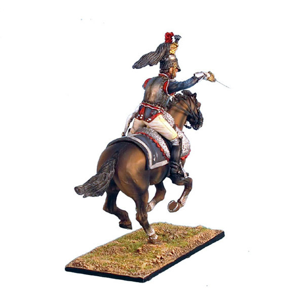 NAP0244 French 5th Cuirassier Trooper Thrown from Horse by First Legion 