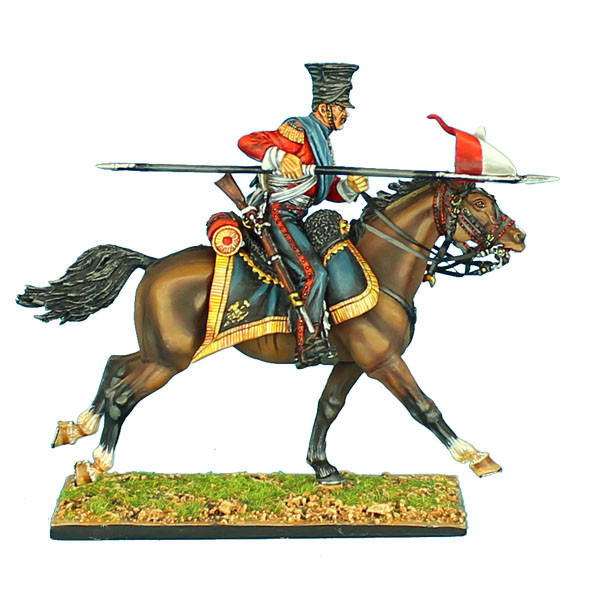 NAP0423 2nd Dutch "Red" Lancers Imperial Guard Trooper w/Lance 2 by First Legion 