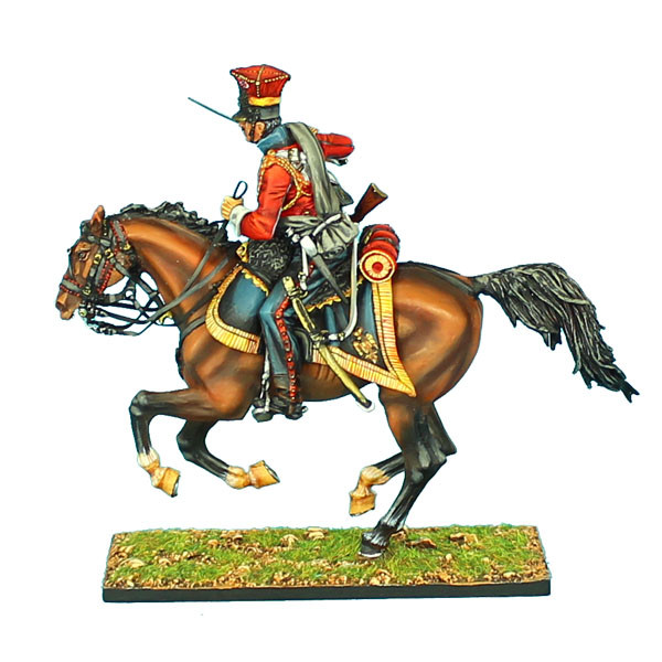 NAP0423 2nd Dutch "Red" Lancers Imperial Guard Trooper w/Lance 2 by First Legion 