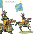 REN032 French King's Mounted Standard Bearer by First Legion