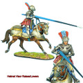 REN033 French Mounted Knight with Lance #1 by First Legion