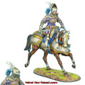 REN035 French Mounted Knight with Sword #1 by First Legion