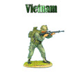 VN005 US 25th Infantry Division Standing Firing M-16 by First Legion