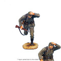 GERSTAL013 Heer Infantry Running Holding on Helmet by First Legion (RETIRED)