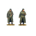 GERSTAL021C German Artillery Crew in Greatcoats - 2 Figures by First Legion (RETIRED)