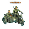 GERSTAL039 German BMW R75 Motorcycle Combination - 24th Panzer Division by First Legion (RETIRED)