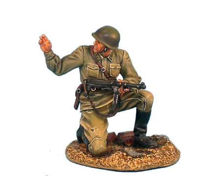 RUSSTAL004 Russian Infantry Kneeling with Grenade and PPSH41 by First Legion 
