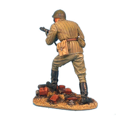RUSSTAL004 Russian Infantry Kneeling with Grenade and PPSH41 by First Legion 