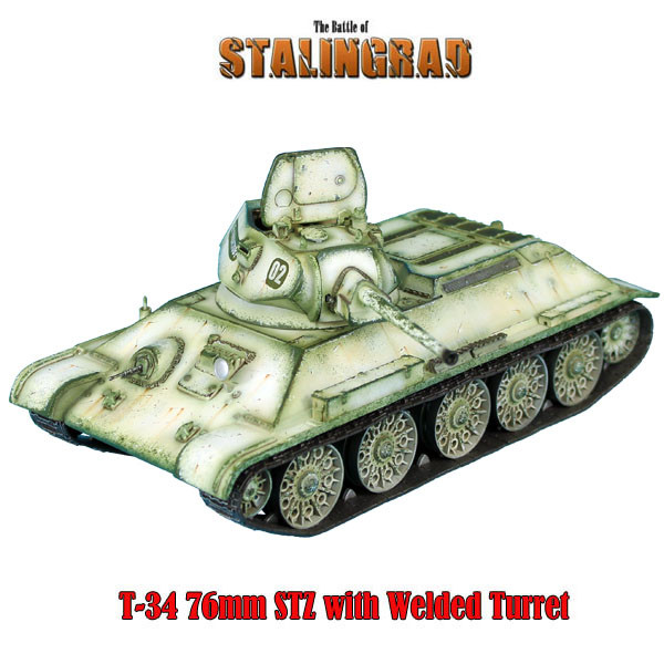 RUSSTAL021 Russian T-34 76mm STZ with Welded Turret - Winter by