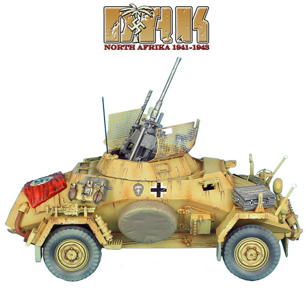 DAK023 SdKfz Light Armored Reconnaissance Vehicle - 90th Light by First Legion (RETIRED) - Sager's Soldiers & Miniatures