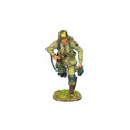 NOR003 US 101st Airborne Paratrooper Running with M1 Garand and Ammo Box by First Legion