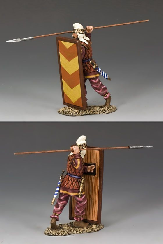 AG023 Persian Spearman Throwing King and Country (RETIRED