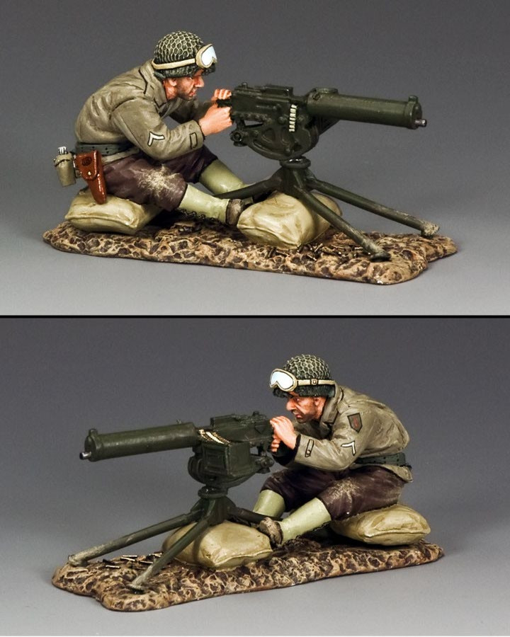DD226 Sitting Machine Gunner by King and Country (RETIRED