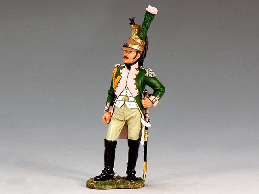 Figurine King & Country - Officier Guides (NE018) - Pièce Retirée De La Vente